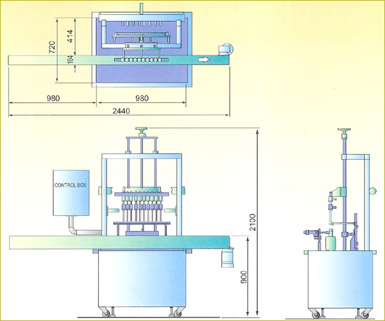 RALF-60 LIQUID FILLING MACHINE design